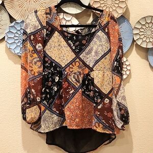 AMERICAN Eagle small womens Blouse Floral